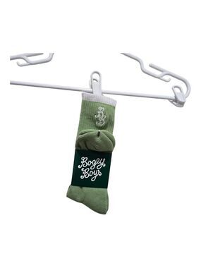 Bogey boys by macklemore socks size m-l 9-12 crew long golf fair green socks